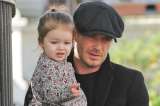A David Beckham le encanta vestir a su hija