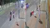 Motociclista arrolló a un bebé y a sus padres por ir en exceso de velocidad