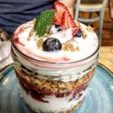 Cómo preparar un parfait de frutos rojos
