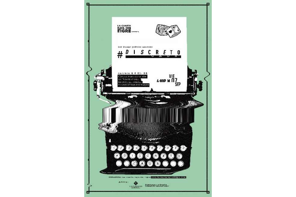 El Festival Discreto Caos abre un espacio para la poesía en un ambiente de bazar. / Felipe Cifuentes