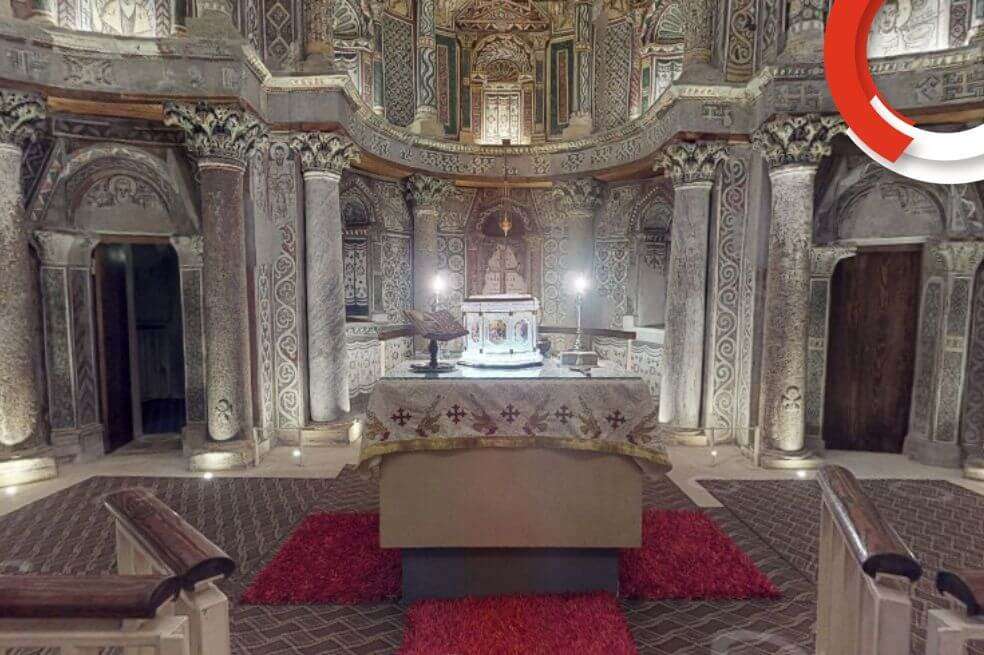 Monasterio Rojo / Tomada del Ministerio de Turismo y Antigüedades egipcio
