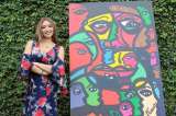 Juliana Plexxo presenta su mural en Wynwood Art District de Miami