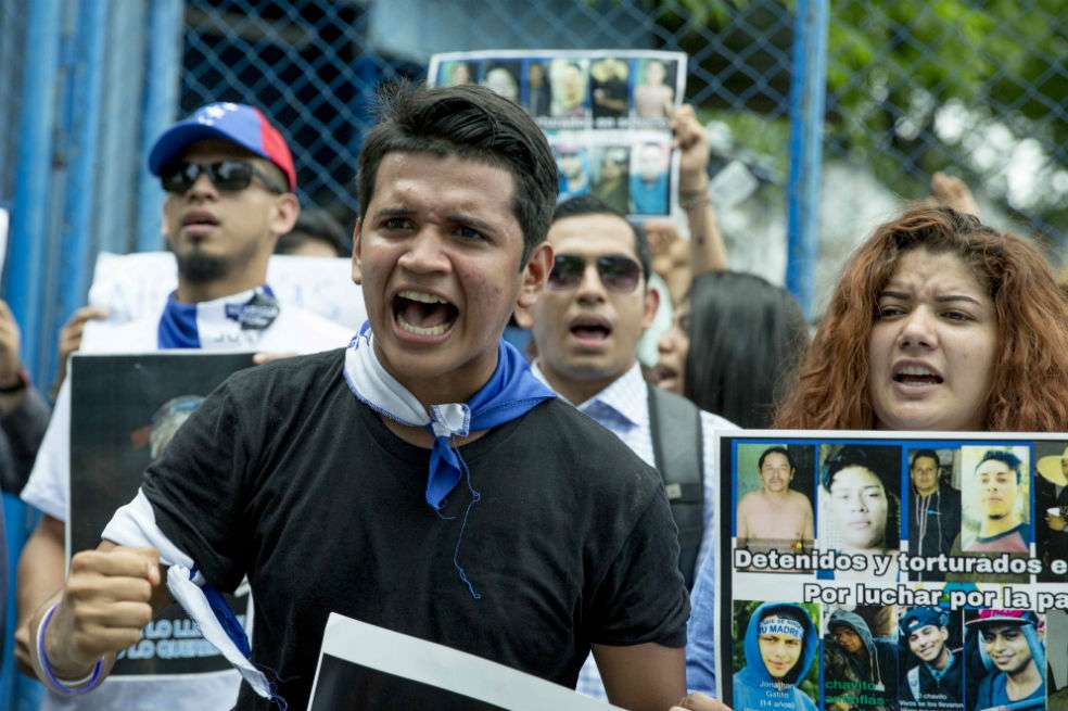 Siguen las protestas en Nicaragua. También la represión por parte del gobierno de Daniel Ortega. / AFP