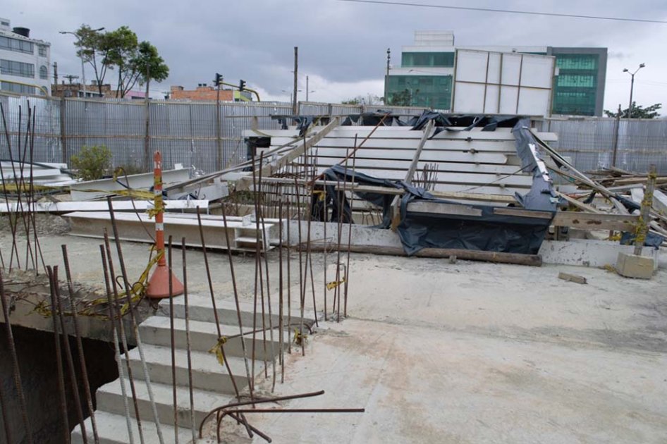 Las obras en el hospital de Kennedy son algunas de las más retrasadas. / Contraloría Distrital