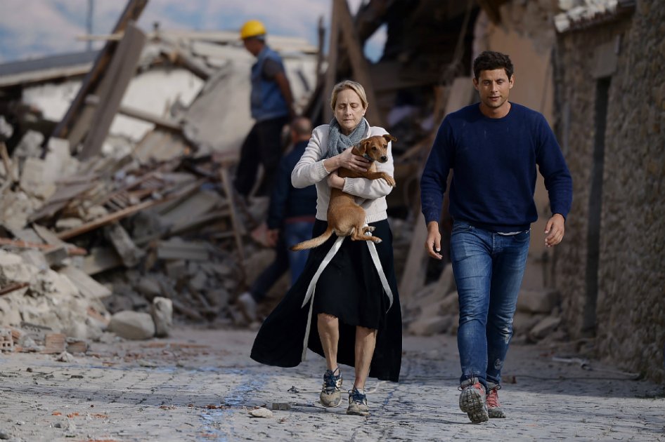 Amatrice ha sido una de las poblaciones más afectadas por el terremoto de hoy. / AFP