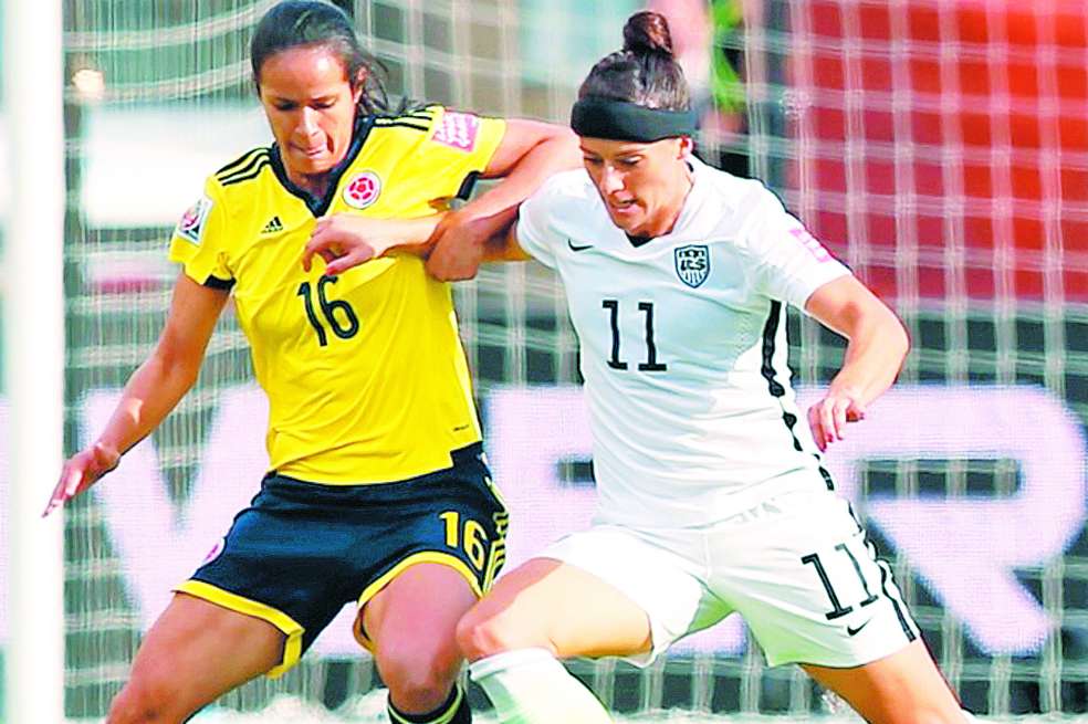 Lady Andrade, delantera de la selección de Colombia, una de las figuras del Mundial. / FIFA