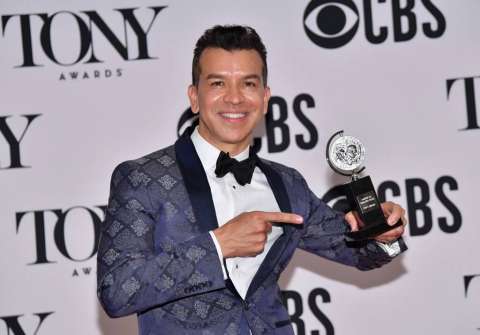 Así celebró Sergio Trujillo su premio Tony