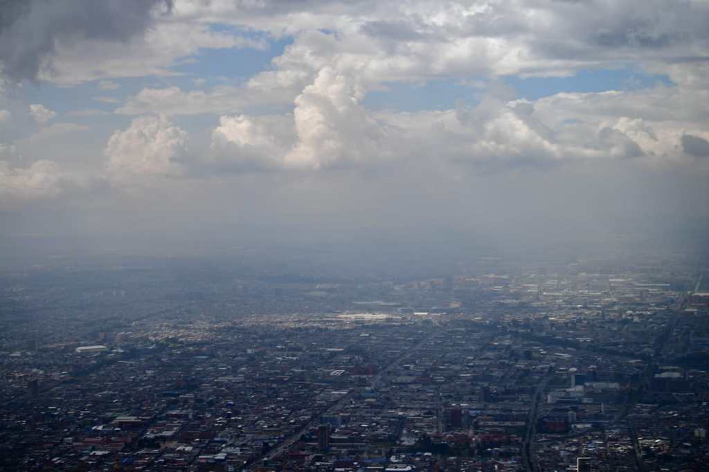 Contaminación del aire en Bogotá.