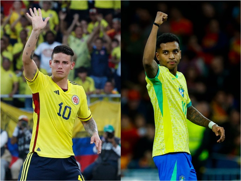 Brasil vs. Colombia en las Eliminatorias Conmebol: hora y dónde ver en vivo