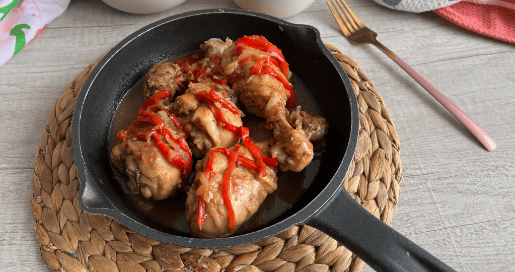 Pollo en salsa de cerveza