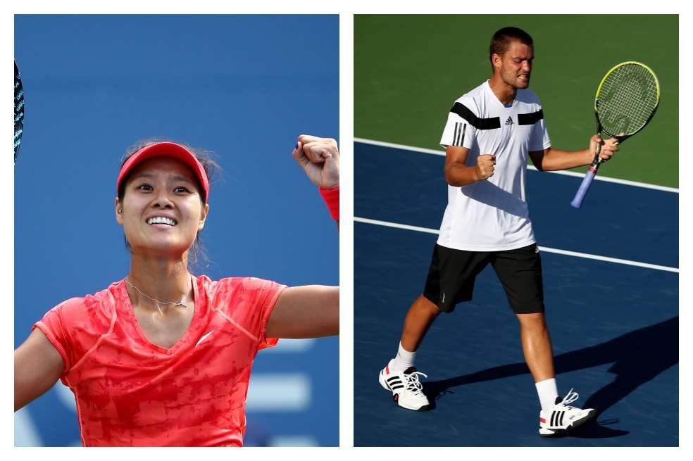 Na Li y Mikhail Youzhny. /AFP