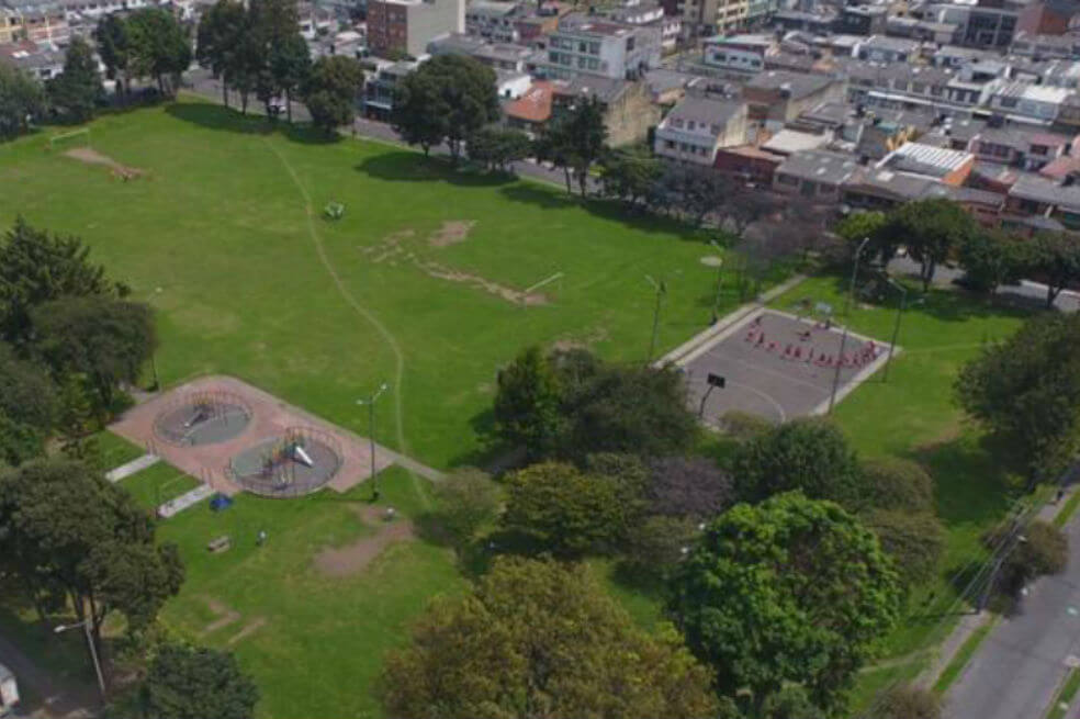 Parque Normandía, ubicado en la localidad de Engativá. / Alcaldía de Bogotá