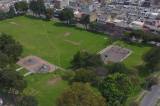 Ciudadanos se oponen al inicio de obras en el parque Normandía, occidente de Bogotá