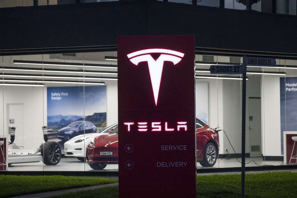 Logo de Tesla.
