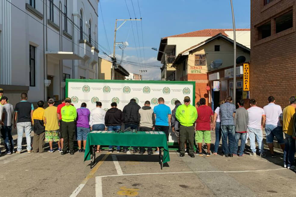 La banda “Los Cucharos”. / Policía Nacional