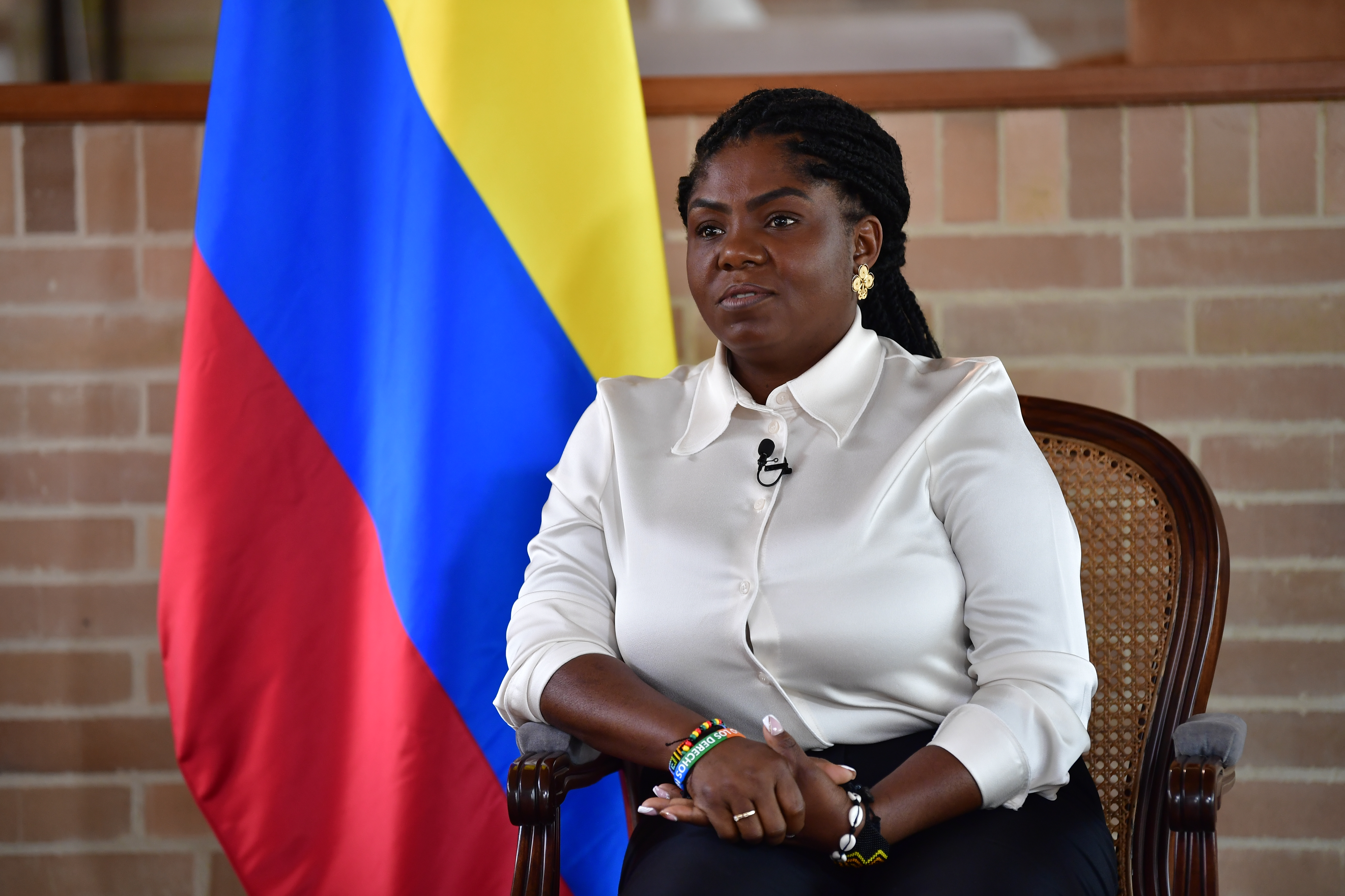 Vicepresidenta de la República durante entrevista para El Espectador