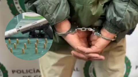 Capturan a mujer y dos hombres que tenían 5 armas dentro de apartamento en Bogotá