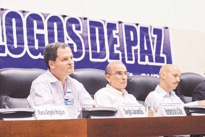 Negociadores de paz en La Habana