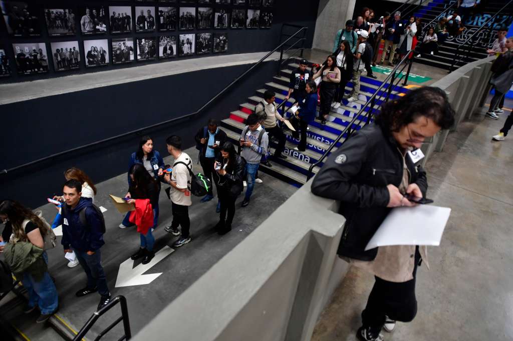Feria de empleabilidad realizado en el Movistar Arena de Bogotá