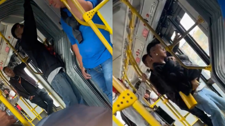 Joven fue grabado cuando se robó dos extintores en Transmilenio: “No me juzguen”
