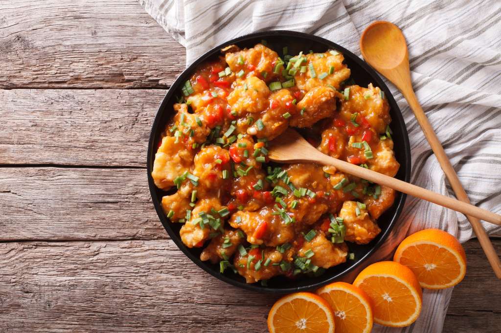 Pollo a la naranja