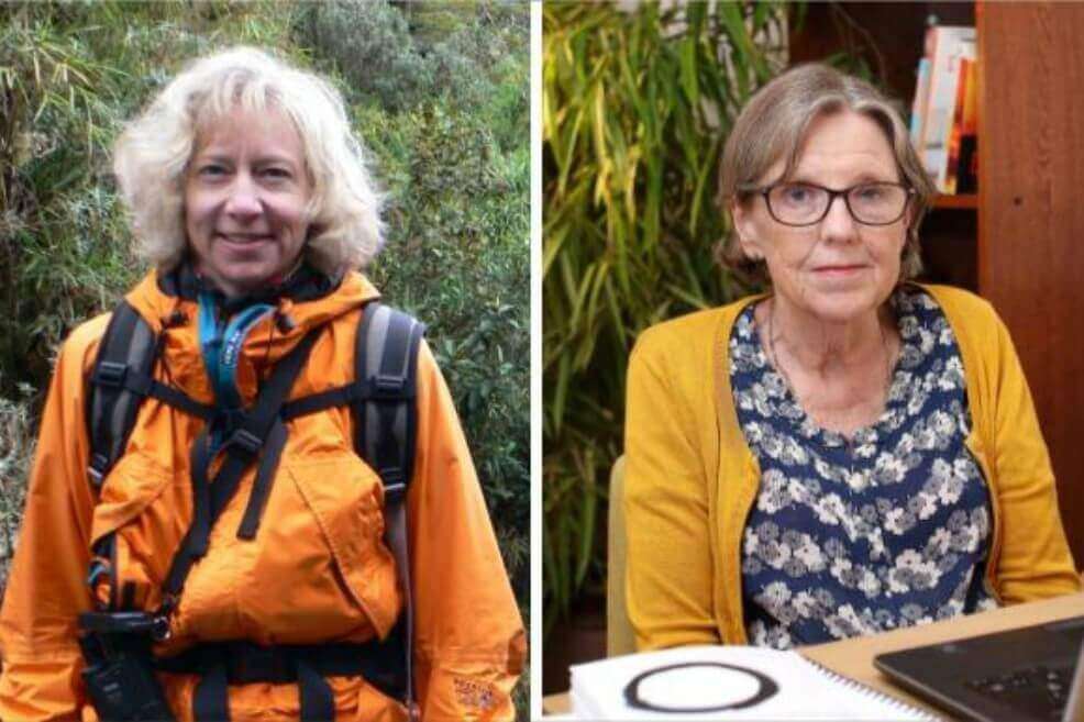 La bióloga estadounidense Gretchen Daily y la zoóloga inglesa Georgina Mace.