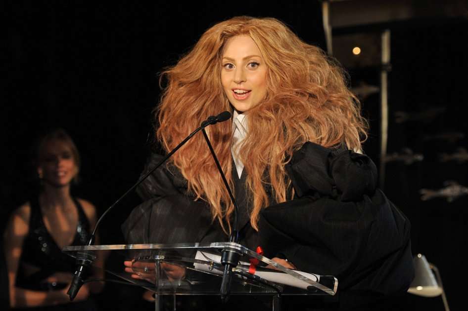 Lady Gaga en la Semana de la Moda de Nueva York.