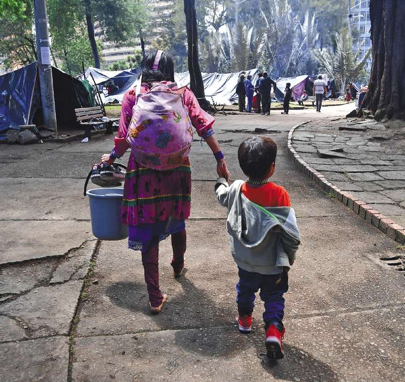 Campamento Indigena en el Parque Nacional