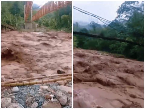 Creciente del río Cumaral dejó dos muertos y dos desaparecidos en El Dorado, Meta