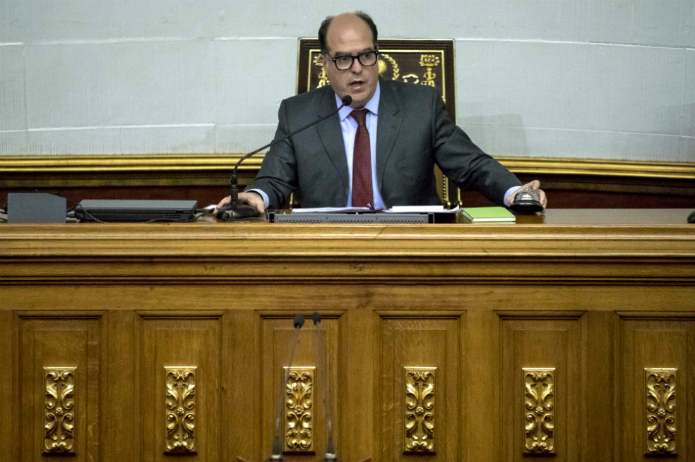 El presidente de la Asamblea Nacional, Julio Borges. / EFE