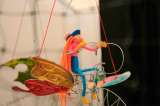 Curiosas figuras con material reciclable