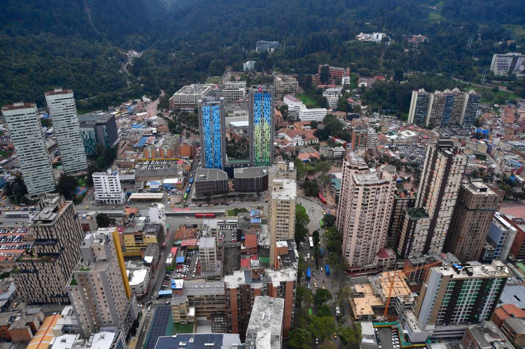Bogotá vista desde el edificio BD Bacatá, ahora Bogotá Tower 2862