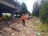 Montaña de basura en el humedal Tingua Azul ya fue retirada