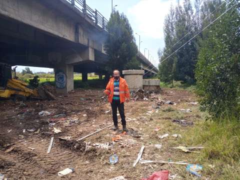 Montaña de basura en el humedal Tingua Azul ya fue retirada