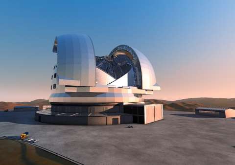Inauguran la construcción del mayor instrumento para observar el cosmos