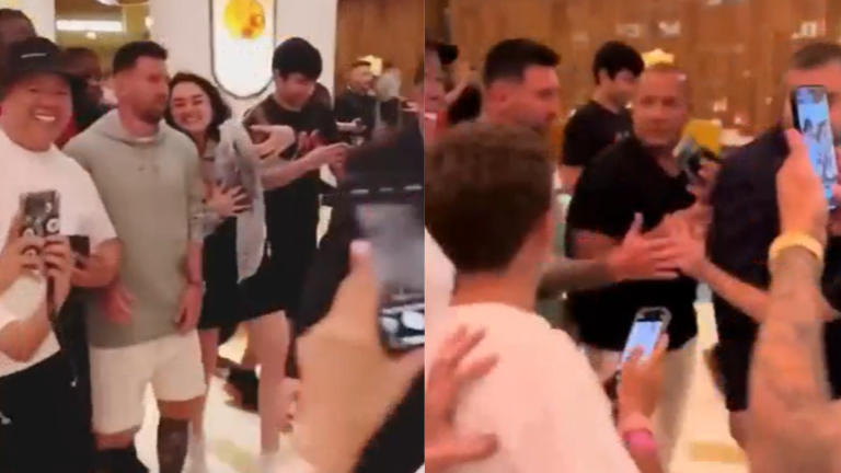 El incómodo momento que vivió Lionel Messi en un centro comercial de Miami