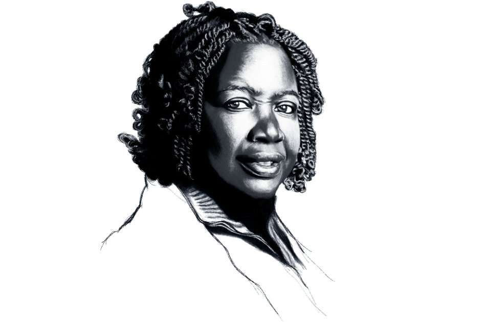 Tanella Boni, filósofa y escritora, defensora de los derechos de las mujeres. / Ilustración: Fernando Carranza