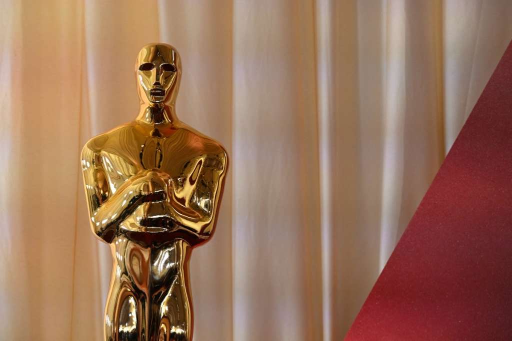 (FILES) An Oscar statue is seen on the red carpet during the 97th Annual Academy Awards at the Dolby Theatre in Hollywood, California on March 2, 2025.