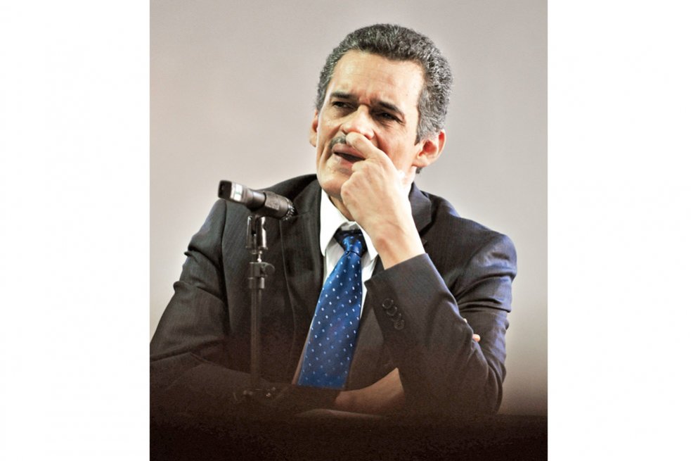 En la Procuraduría, Guillermo Asprilla en audiencia pública. / Óscar Pérez