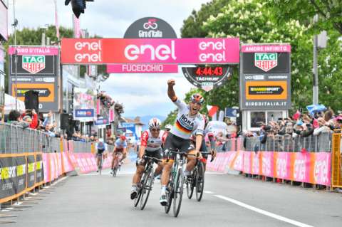 Dario Cataldo, compañero de Miguel Ángel López, ganó la etapa 15 del Giro