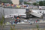 Imágenes de la tragedia ferroviaria en España