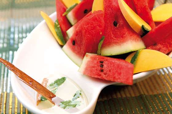 Ensalada de mango y patilla