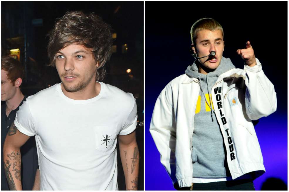 Louis Tomlinson y Justin Bieber. / Bang Showbiz / Cristian Garavito - El Espectador