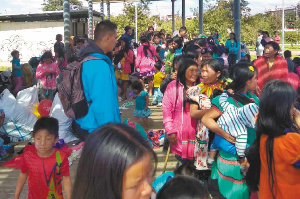 Quienes permanecían en el parque Tercer Milenio serán llevados a un albergue. / Alcaldía