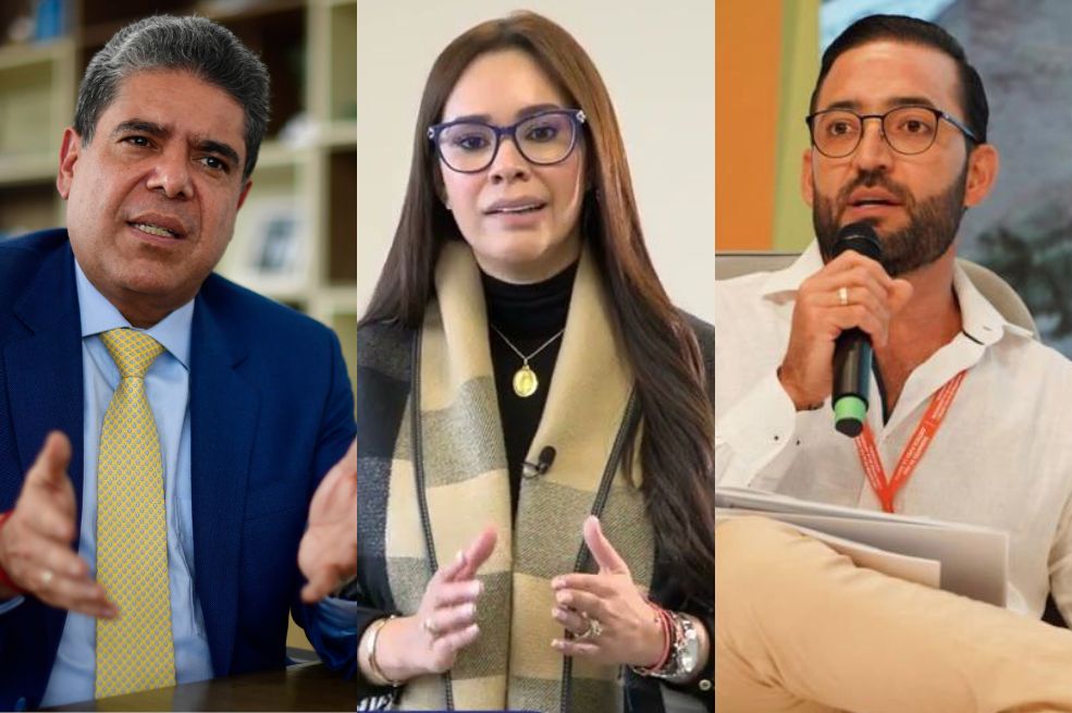La elección de Contralor General para encontrar al sucesor de Carlos Hernán Rodríguez (izq) se calentó. Figuras como Ana Monsalvo (cen) y el exvicecontralor Carlos Mario Zuluaga entraron en la ecuación.