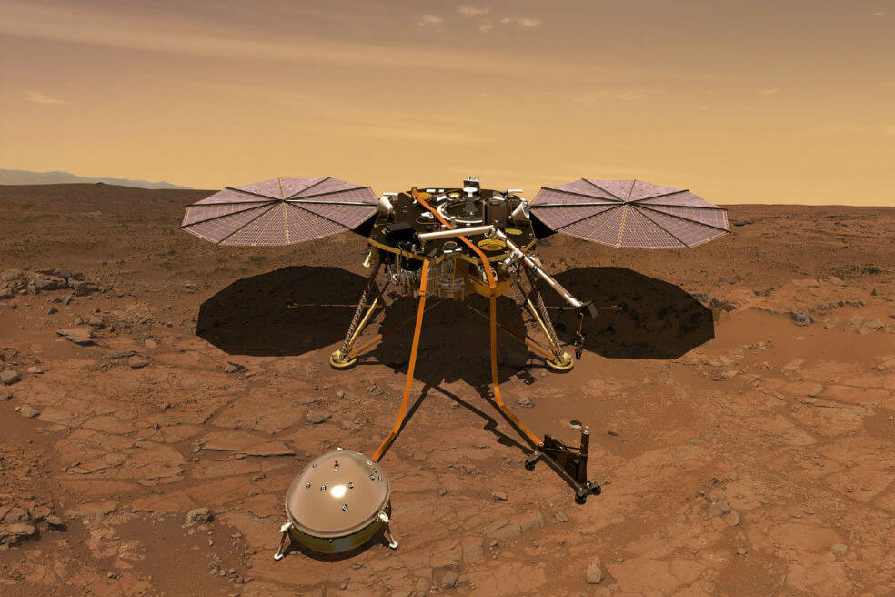 En noviembre de 2018, la sonda Insight aterrizó en Marte. / NASA