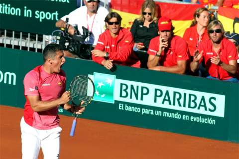 España, a un punto de la final en Copa Davis