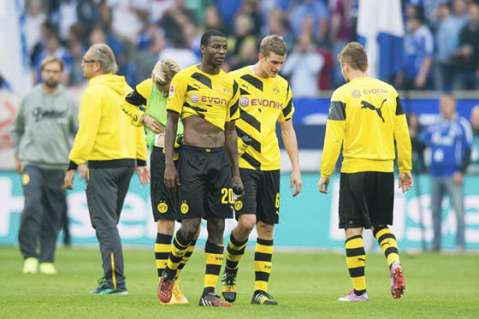 Error y asistencia de Adrián Ramos en la derrota del Borussia Dortmund