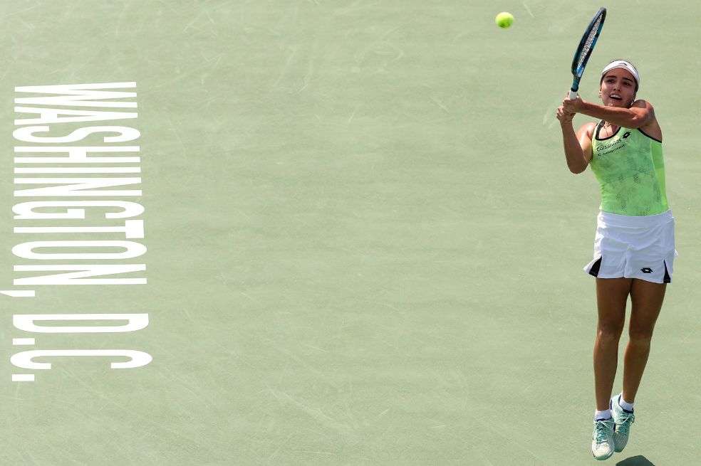 María Camila Osorio llegó hasta los octavos de final del Citi Open en Washington.