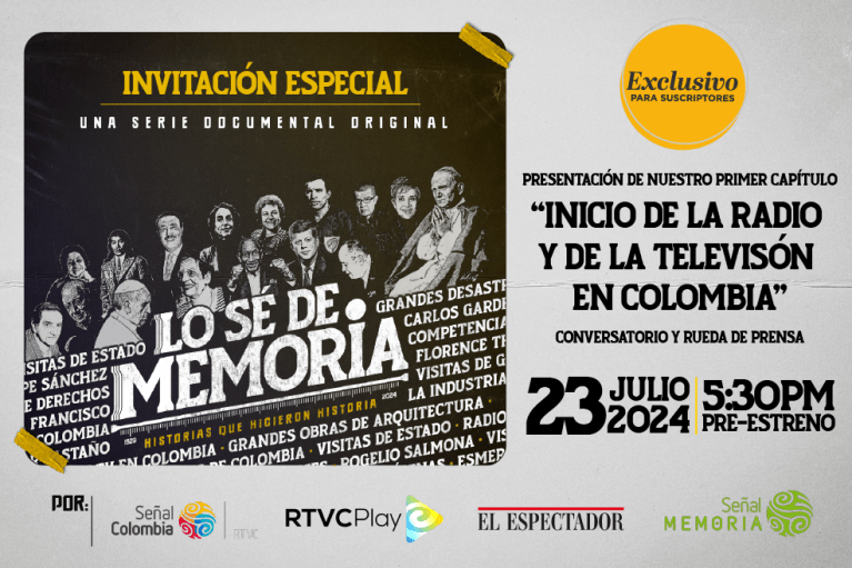 Lanzamiento de “Lo sé de memoria”, una producción conjunta de RTVC y El Espectador